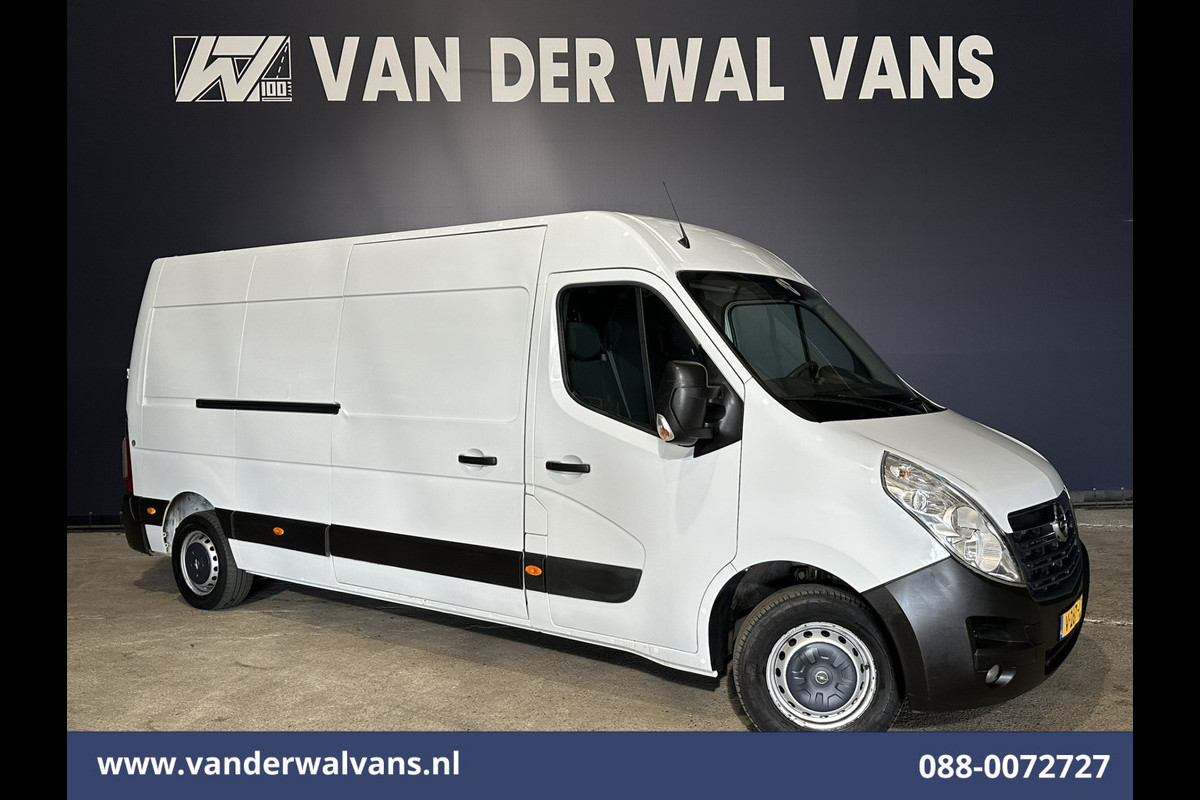Opel Movano 2.3 CDTI 146pk L3H2 Euro6 Airco | Camera | Navigatie | Cruisecontrol | Parkeersensoren 2500kg Trekhaak, Bijrijdersbank
