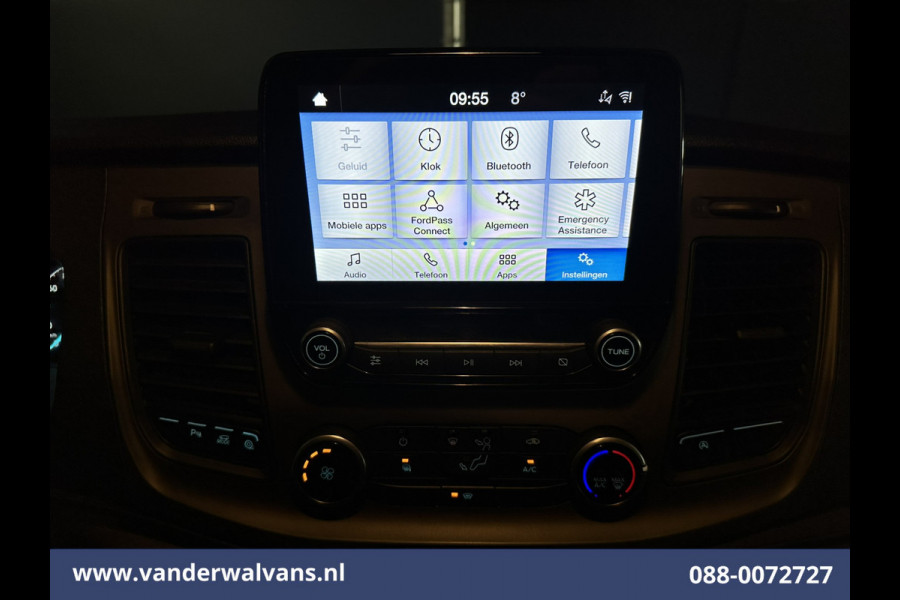 Ford Transit Custom 2.0 TDCI 130pk L2H1 Euro6 Airco | LED | Apple Carplay | Android Auto | Cruisecontrol Parkeersensoren, Verwarmde voorruit, Bijrijdersbank, 2800kg trekvermogen