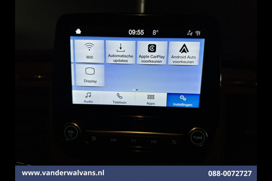 Ford Transit Custom 2.0 TDCI 130pk L2H1 Euro6 Airco | LED | Apple Carplay | Android Auto | Cruisecontrol Parkeersensoren, Verwarmde voorruit, Bijrijdersbank, 2800kg trekvermogen