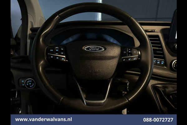 Ford Transit Custom 2.0 TDCI 130pk L2H1 Euro6 Airco | LED | Apple Carplay | Android Auto | Cruisecontrol Parkeersensoren, Verwarmde voorruit, Bijrijdersbank, 2800kg trekvermogen