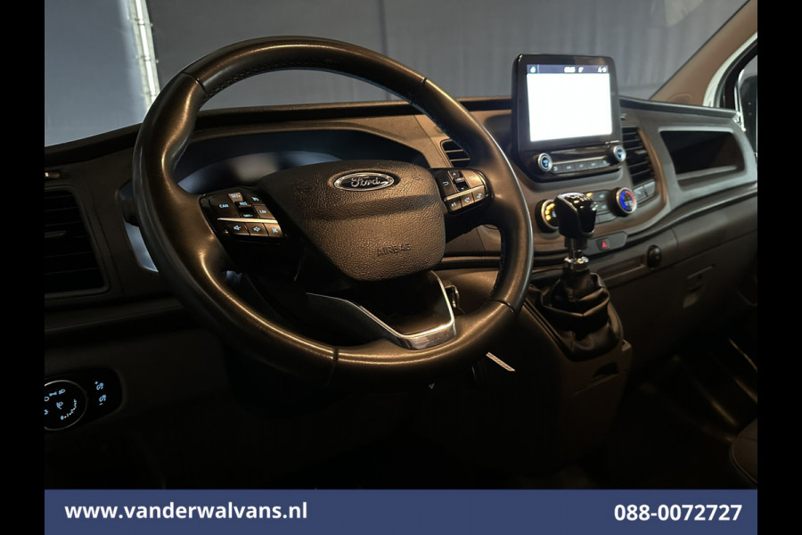 Ford Transit Custom 2.0 TDCI 130pk L2H1 Euro6 Airco | LED | Apple Carplay | Android Auto | Cruisecontrol Parkeersensoren, Verwarmde voorruit, Bijrijdersbank, 2800kg trekvermogen