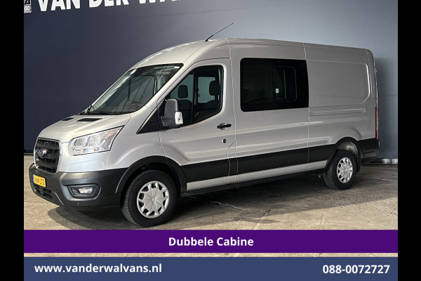 Ford Transit 2.0 TDCI 131pk L3H2 Dubbele Cabine Euro6 Airco | 6-Zits | LED | 2500kg Trekhaak | Cruisecontrol Verwarmde voorruit, Parkeersensoren