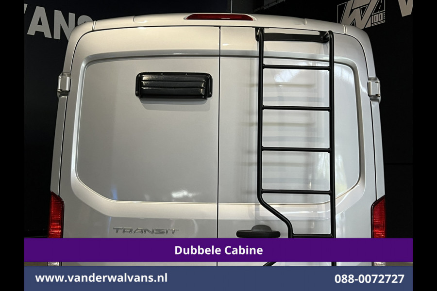 Ford Transit 2.0 TDCI 131pk L3H2 Dubbele Cabine Euro6 Airco | 6-Zits | LED | 2500kg Trekhaak | Cruisecontrol Verwarmde voorruit, Parkeersensoren