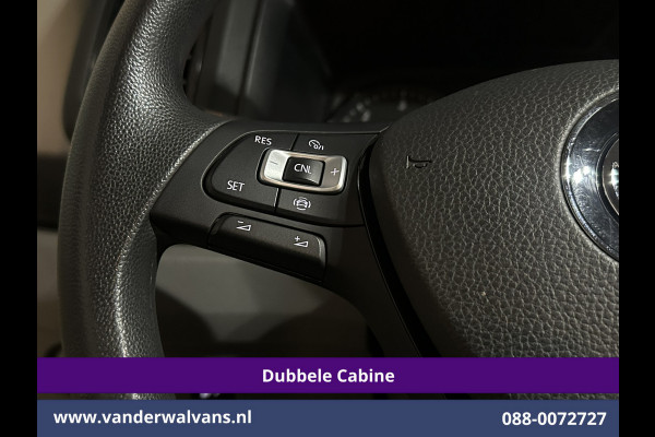 Volkswagen Crafter 2.0 TDI 140 pk Pick up Open laadbak Dubbele Cabine Euro6 Airco | 7-Zits | Navigatie | 2800kg Trekhaak Apple Carplay, Android Auto, Cruisecontrol, Chauffeursstoel