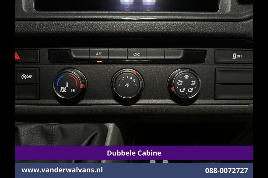 Volkswagen Crafter 2.0 TDI 140 pk Pick up Open laadbak Dubbele Cabine Euro6 Airco | 7-Zits | Navigatie | 2800kg Trekhaak Apple Carplay, Android Auto, Cruisecontrol, Chauffeursstoel