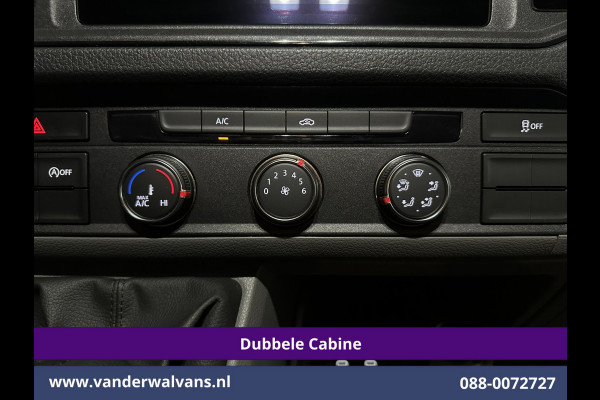 Volkswagen Crafter 2.0 TDI 140 pk Pick up Open laadbak Dubbele Cabine Euro6 Airco | 7-Zits | Navigatie | 2800kg Trekhaak Apple Carplay, Android Auto, Cruisecontrol, Chauffeursstoel