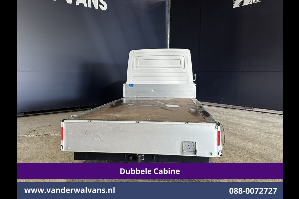 Volkswagen Crafter 2.0 TDI 140 pk Pick up Open laadbak Dubbele Cabine Euro6 Airco | 7-Zits | Navigatie | 2800kg Trekhaak Apple Carplay, Android Auto, Cruisecontrol, Chauffeursstoel