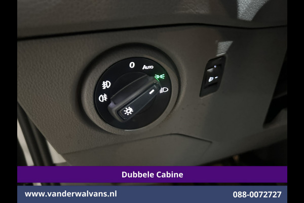 Volkswagen Crafter 2.0 TDI 140 pk Pick up Open laadbak Dubbele Cabine Euro6 Airco | 7-Zits | Navigatie | 2800kg Trekhaak Apple Carplay, Android Auto, Cruisecontrol, Chauffeursstoel