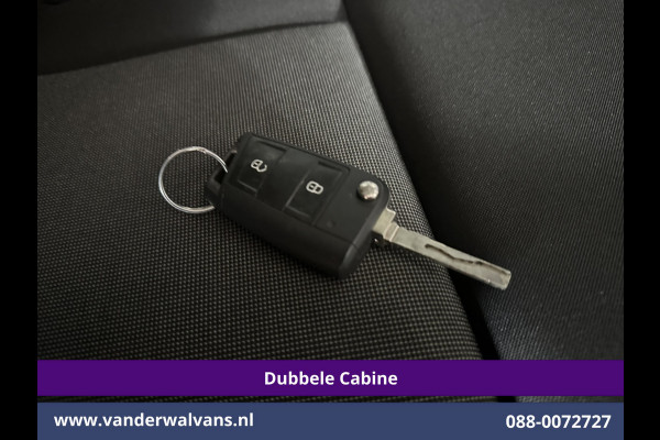 Volkswagen Crafter 2.0 TDI 140 pk Pick up Open laadbak Dubbele Cabine Euro6 Airco | 7-Zits | Navigatie | 2800kg Trekhaak Apple Carplay, Android Auto, Cruisecontrol, Chauffeursstoel