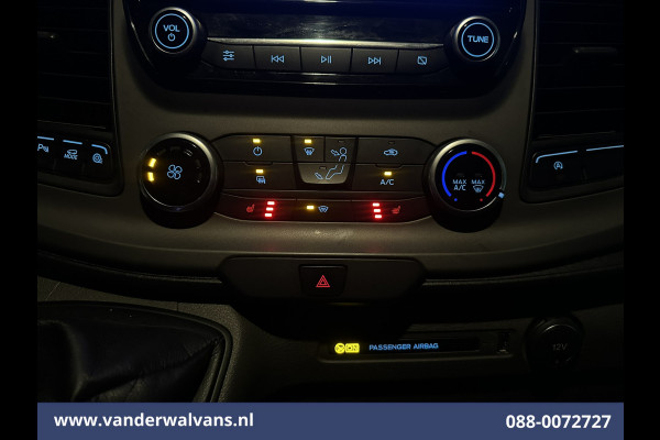 Ford Transit 2.0 TDCI 130 pk L3H2 Euro6 Airco | Camera | Navigatie | Android Auto | Cruisecontrol | Parkeersensoren Stoelverwarming, Verwarmde voorruit, Elektrisch verstelbare bestuurdersstoel, Bijrijdersbank
