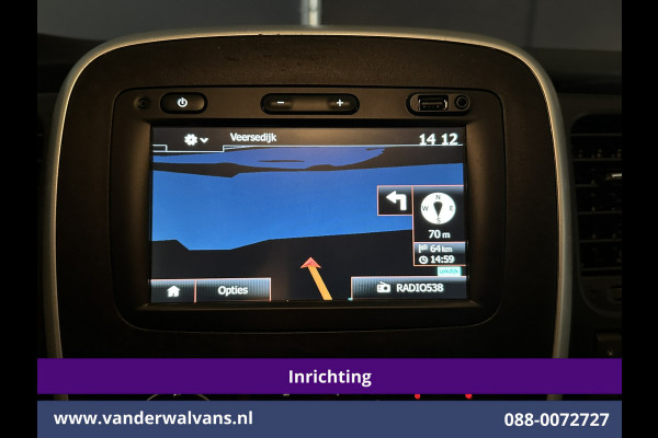 Renault Trafic 1.6 dCi L2H1 inrichting Euro6 Airco | Imperiaal | Trekhaak | Navigatie | Parkeersensoren | Bijrijdersbank Cruisecontrol