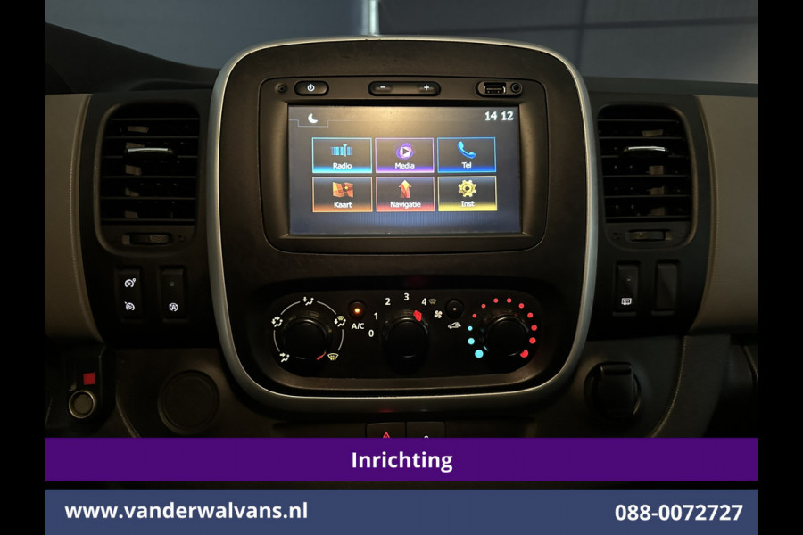 Renault Trafic 1.6 dCi L2H1 inrichting Euro6 Airco | Imperiaal | Trekhaak | Navigatie | Parkeersensoren | Bijrijdersbank Cruisecontrol