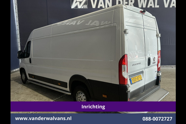 Fiat Ducato 3.0 NP 136 pk L4H2 Post NL inrichting Euro6 Airco | Camera | Navigatie | Sidebars | 270 Graden achterdeuren Schappen, Doorloopdeur