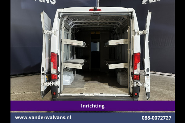Fiat Ducato 3.0 NP 136 pk L4H2 Post NL inrichting Euro6 Airco | Camera | Navigatie | Sidebars | 270 Graden achterdeuren Schappen, Doorloopdeur