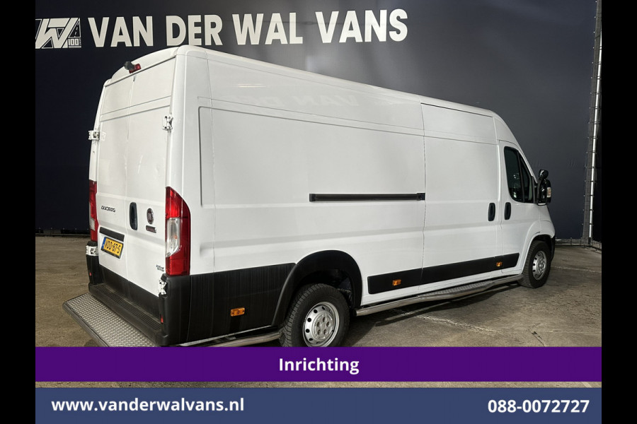 Fiat Ducato 3.0 NP 136 pk L4H2 Post NL inrichting Euro6 Airco | Camera | Navigatie | Sidebars | 270 Graden achterdeuren Schappen, Doorloopdeur