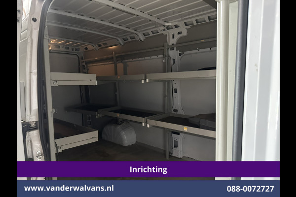 Fiat Ducato 3.0 NP 136 pk L4H2 Post NL inrichting Euro6 Airco | Camera | Navigatie | Sidebars | 270 Graden achterdeuren Schappen, Doorloopdeur