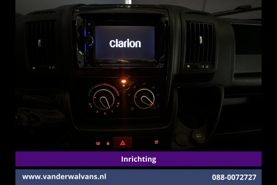 Fiat Ducato 3.0 NP 136 pk L4H2 Post NL inrichting Euro6 Airco | Camera | Navigatie | Sidebars | 270 Graden achterdeuren Schappen, Doorloopdeur