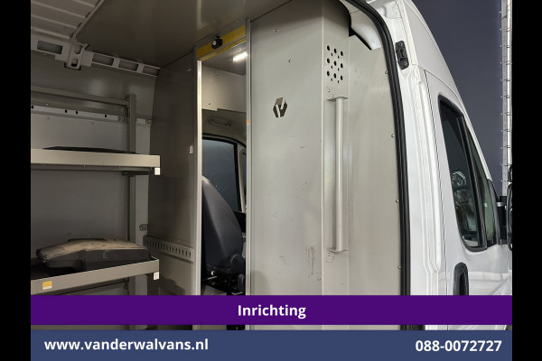 Fiat Ducato 3.0 NP 136 pk L4H2 Post NL inrichting Euro6 Airco | Camera | Navigatie | Sidebars | 270 Graden achterdeuren Schappen, Doorloopdeur