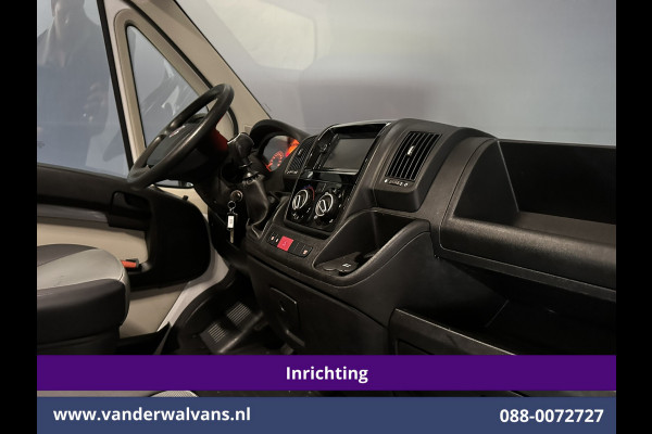 Fiat Ducato 3.0 NP 136 pk L4H2 Post NL inrichting Euro6 Airco | Camera | Navigatie | Sidebars | 270 Graden achterdeuren Schappen, Doorloopdeur