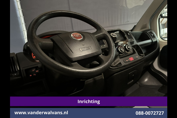 Fiat Ducato 3.0 NP 136 pk L4H2 Post NL inrichting Euro6 Airco | Camera | Navigatie | Sidebars | 270 Graden achterdeuren Schappen, Doorloopdeur