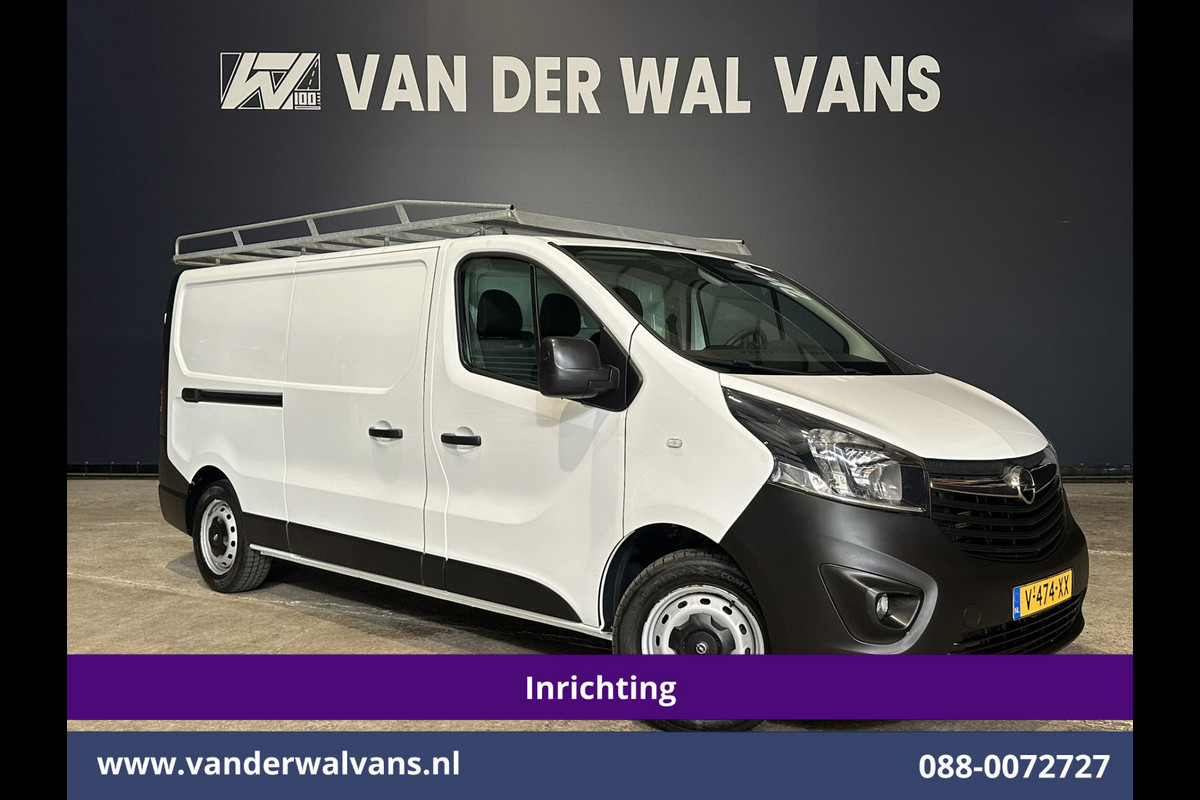 Opel Vivaro 1.6 CDTI 126pk L2H1 inrichting Euro6 Airco | Imperiaal | Trekhaak | Navigatie | Camera | Cruisecontrol Parkeersensoren, Bijrijdersbank