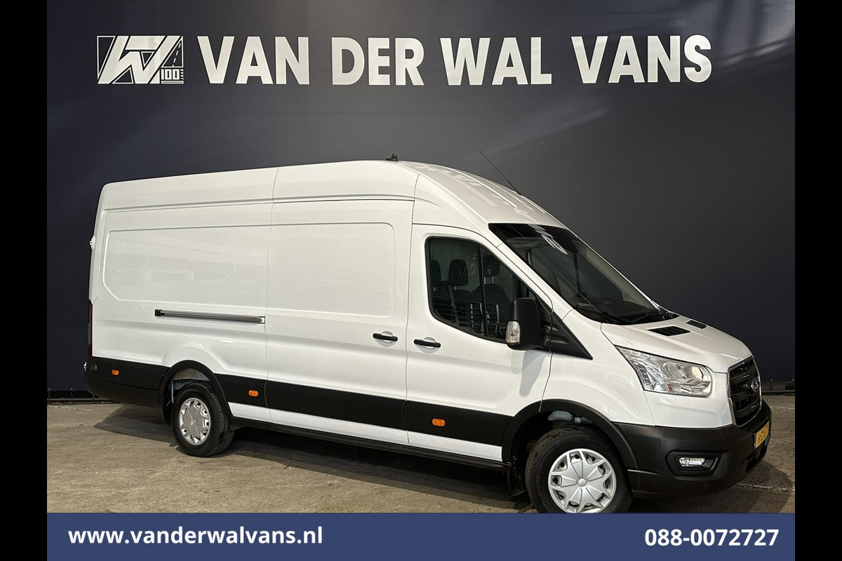 Ford Transit 2.0 TDCI 185pk L4H3 Euro6 Airco | Camera | LED | Cruisecontrol | Verwarmde voorruit Parkeersensoren, Bijrijdersbank, 2800kg trekvermogen