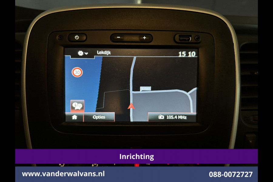 Renault Trafic 1.6 dCi L1H1 inrichting Euro6 Airco | Imperiaal | Trekhaak | Navigatie | Cruisecontrol | LED | Parkeersensoren Bijrijdersbank