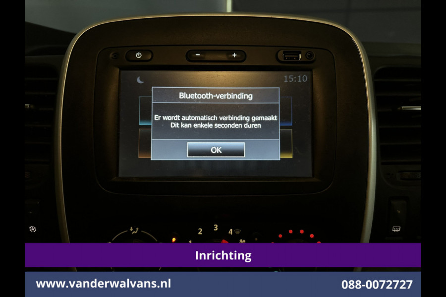 Renault Trafic 1.6 dCi L1H1 inrichting Euro6 Airco | Imperiaal | Trekhaak | Navigatie | Cruisecontrol | LED | Parkeersensoren Bijrijdersbank
