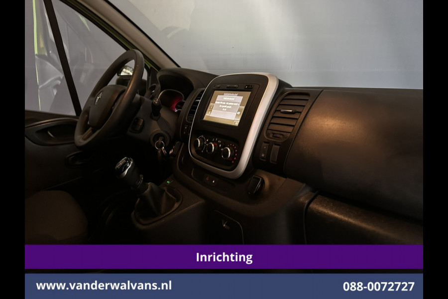 Renault Trafic 1.6 dCi L1H1 inrichting Euro6 Airco | Imperiaal | Trekhaak | Navigatie | Cruisecontrol | LED | Parkeersensoren Bijrijdersbank