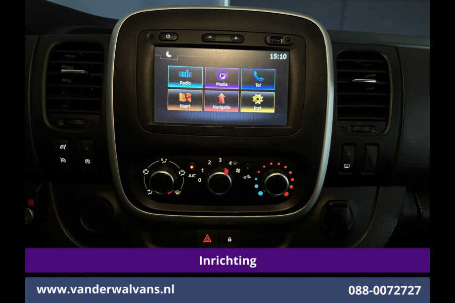 Renault Trafic 1.6 dCi L1H1 inrichting Euro6 Airco | Imperiaal | Trekhaak | Navigatie | Cruisecontrol | LED | Parkeersensoren Bijrijdersbank