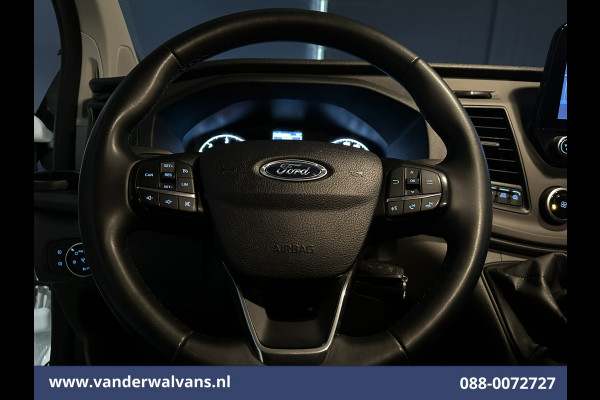 Ford Transit Custom 2.0 TDCI 130 pk L2H1 Euro6 Airco | Android Auto | Cruisecontrol | Multimedia scherm | Parkeersensoren Verwarmde voorruit, Stoelverwarming, 2800kg trekvermogen, Bijrijdersbank