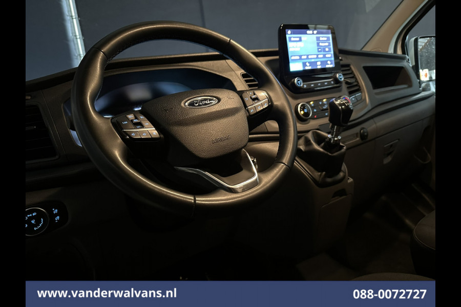 Ford Transit Custom 2.0 TDCI 130 pk L2H1 Euro6 Airco | Android Auto | Cruisecontrol | Multimedia scherm | Parkeersensoren Verwarmde voorruit, Stoelverwarming, 2800kg trekvermogen, Bijrijdersbank