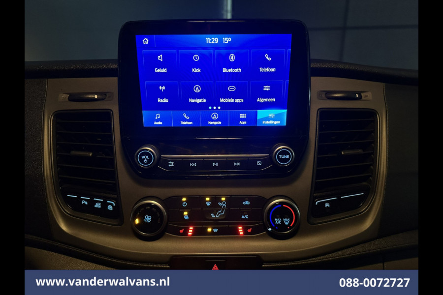 Ford Transit 2.0 TDCI 131pk L3H2 Euro6 Airco | Camera | Navigatie | Android Auto | Cruisecontrol Stoelverwarming, Verwarmde voorruit, Parkeersensoren, Bijrijdersbank