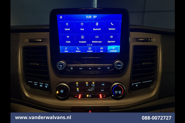 Ford Transit 2.0 TDCI 131pk L3H2 Euro6 Airco | Camera | Navigatie | Android Auto | Cruisecontrol Stoelverwarming, Verwarmde voorruit, Parkeersensoren, Bijrijdersbank