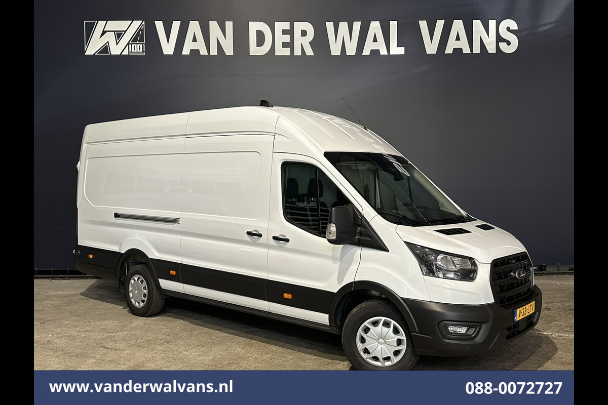 Ford Transit 2.0 TDCI 131pk L4H3 Euro6 Airco | Camera | Cruisecontrol | Verwarmde voorruit Parkeersensoren, Bijrijdersbank
