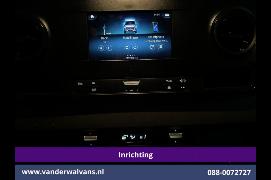 Mercedes-Benz Sprinter 316 CDI 164pk Achterwielaandrijving L2H1 inrichting Euro6 Airco | 2800kg Trekhaak | Camera | Cruisecontrol | Apple Carplay Android Auto, Parkeersensoren
