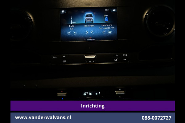 Mercedes-Benz Sprinter 316 CDI 164pk Achterwielaandrijving L2H1 inrichting Euro6 Airco | 2800kg Trekhaak | Camera | Cruisecontrol | Apple Carplay Android Auto, Parkeersensoren