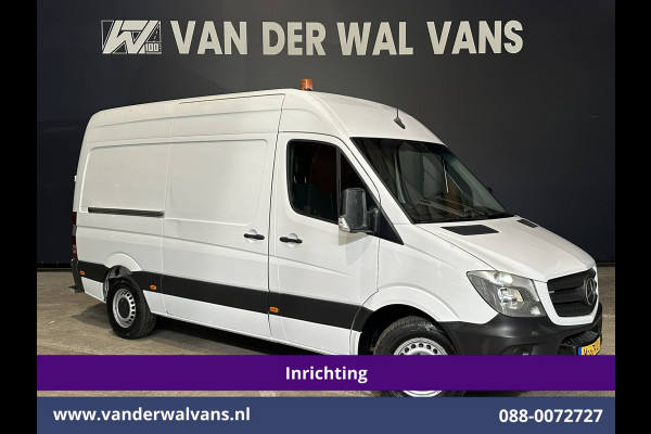 Mercedes-Benz Sprinter 316 CDI 164pk L2H2 Inrichting Euro6 Airco | 2800kg Trekhaak | Cruisecontrol | Parkeersensoren Chauffeursstoel