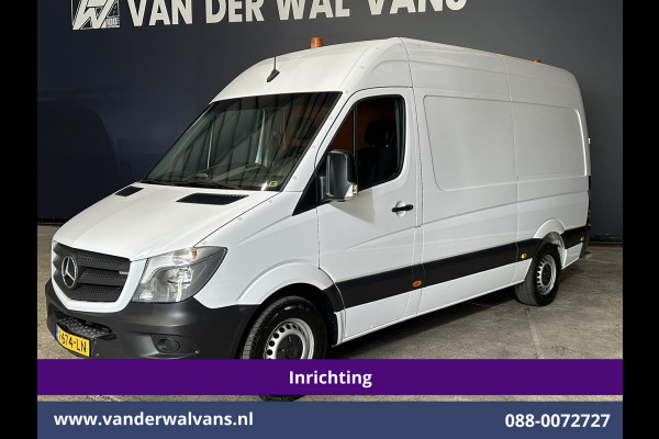 Mercedes-Benz Sprinter 316 CDI 164pk L2H2 Inrichting Euro6 Airco | 2800kg Trekhaak | Cruisecontrol | Parkeersensoren Chauffeursstoel