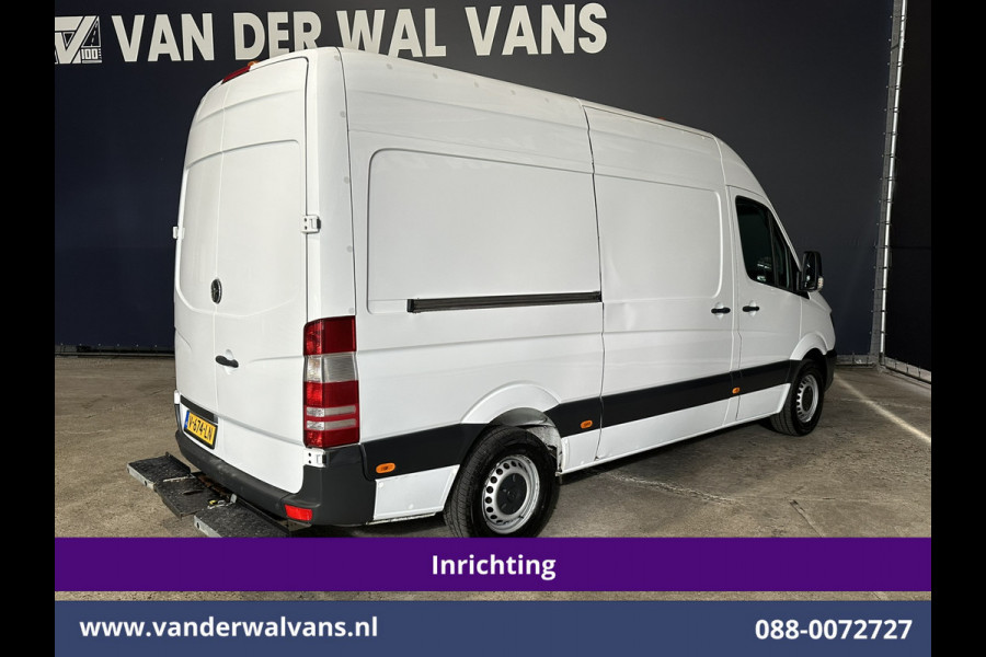 Mercedes-Benz Sprinter 316 CDI 164pk L2H2 Inrichting Euro6 Airco | 2800kg Trekhaak | Cruisecontrol | Parkeersensoren Chauffeursstoel