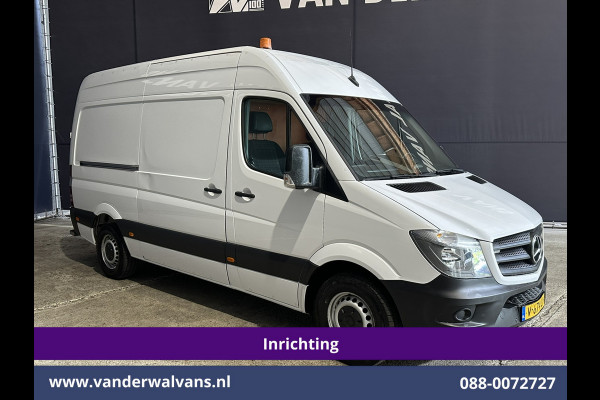 Mercedes-Benz Sprinter 316 CDI 164pk L2H2 Inrichting Euro6 Airco | 2800kg Trekhaak | Cruisecontrol | Parkeersensoren Chauffeursstoel