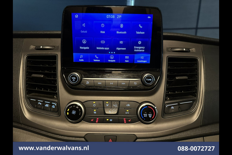 Ford Transit Custom 2.0 TDCI 130pk L2H1 Euro6 Airco | Camera | Navigatie | LED | Apple Carplay | Android Auto Cruisecontrol, Stoelverwarming, Verwarmde voorruit, Parkeersensoren, Bijrijdersbank, 2800kg trekvermogen