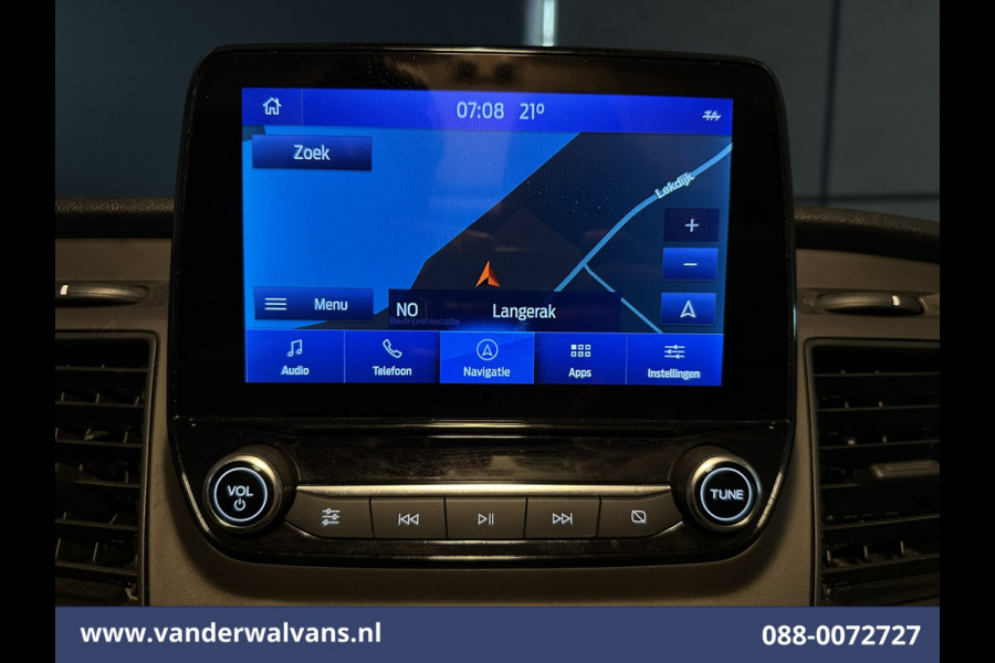 Ford Transit Custom 2.0 TDCI 130pk L2H1 Euro6 Airco | Camera | Navigatie | LED | Apple Carplay | Android Auto Cruisecontrol, Stoelverwarming, Verwarmde voorruit, Parkeersensoren, Bijrijdersbank, 2800kg trekvermogen