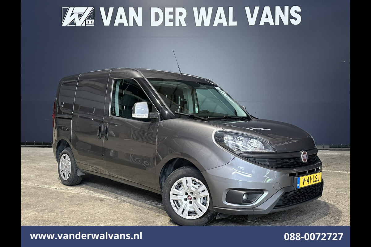 Fiat Dobló Cargo 1.3 MJ L1H1 Euro6 Airco | 3-Zits | Camera | Navigatie | Cruisecontrol | Parkeersensoren | Zijdeur, bijrijdersbank