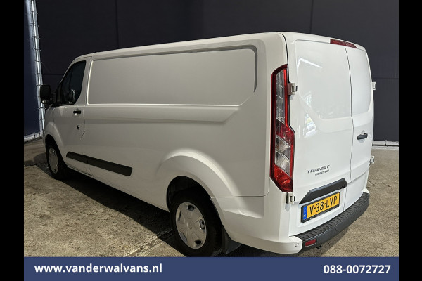 Ford Transit Custom 2.0 TDCI L2H1 Euro6 Airco | Navigatie | Camera | LED | Cruisecontrol | Verwarmde voorruit 2800kg trekvermogen, Stoelverwarming, Parkeersensoren, Bijrijdersbank