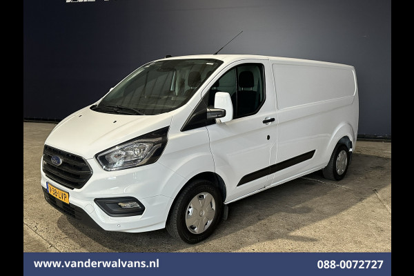 Ford Transit Custom 2.0 TDCI L2H1 Euro6 Airco | Navigatie | Camera | LED | Cruisecontrol | Verwarmde voorruit 2800kg trekvermogen, Stoelverwarming, Parkeersensoren, Bijrijdersbank