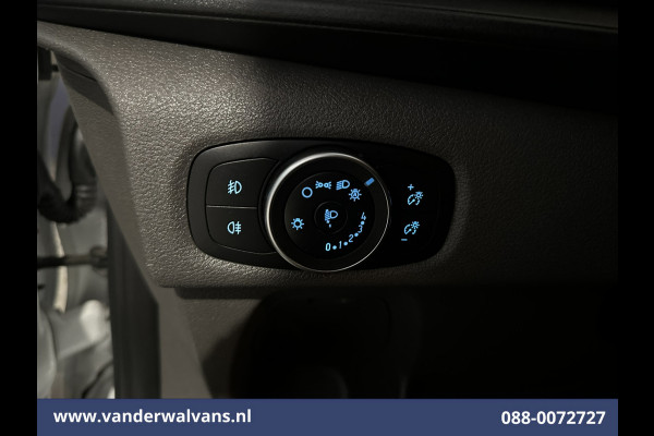 Ford Transit Custom 2.0 TDCI L2H1 Euro6 Airco | Navigatie | Camera | LED | Cruisecontrol | Verwarmde voorruit 2800kg trekvermogen, Stoelverwarming, Parkeersensoren, Bijrijdersbank