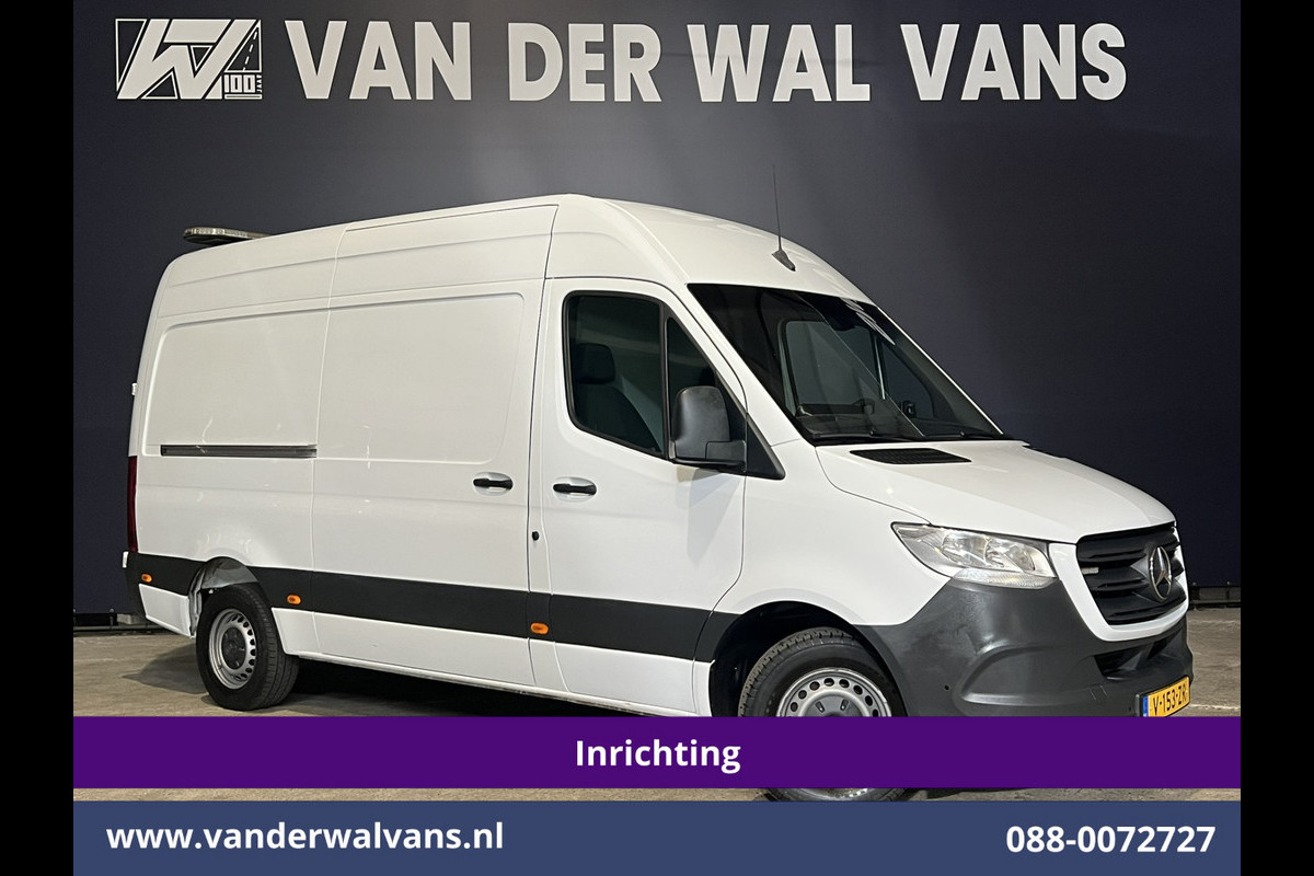 Mercedes-Benz Sprinter 316 CDI 164pk 3500kg Trekhaak L2H2 Inrichting Euro6 Airco | Omvormer | Camera | Cruisecontrol Apple carplay, android auto, parkeersensoren