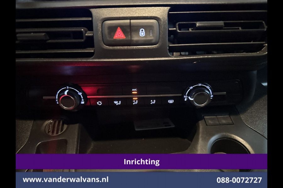 Peugeot Partner 1.5 BlueHDI 102pk L1H1 Inrichting Euro6 Airco | Apple Carplay | Android Auto | Cruisecontrol, Parkeersensoren Achterklep