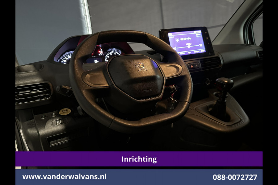 Peugeot Partner 1.5 BlueHDI 102pk L1H1 Inrichting Euro6 Airco | Apple Carplay | Android Auto | Cruisecontrol, Parkeersensoren Achterklep